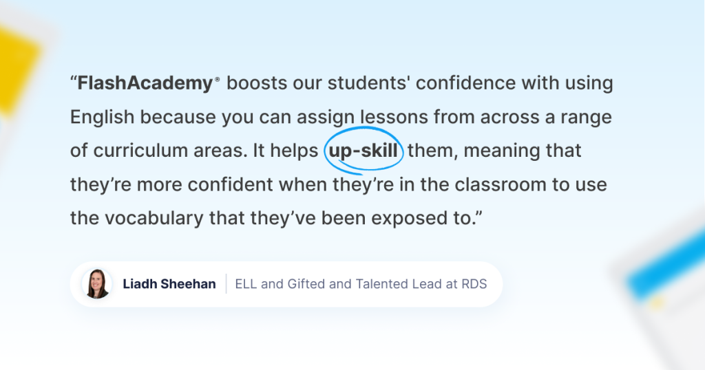 GEMS Royal Dubai School case study quote: international EAL / ELL